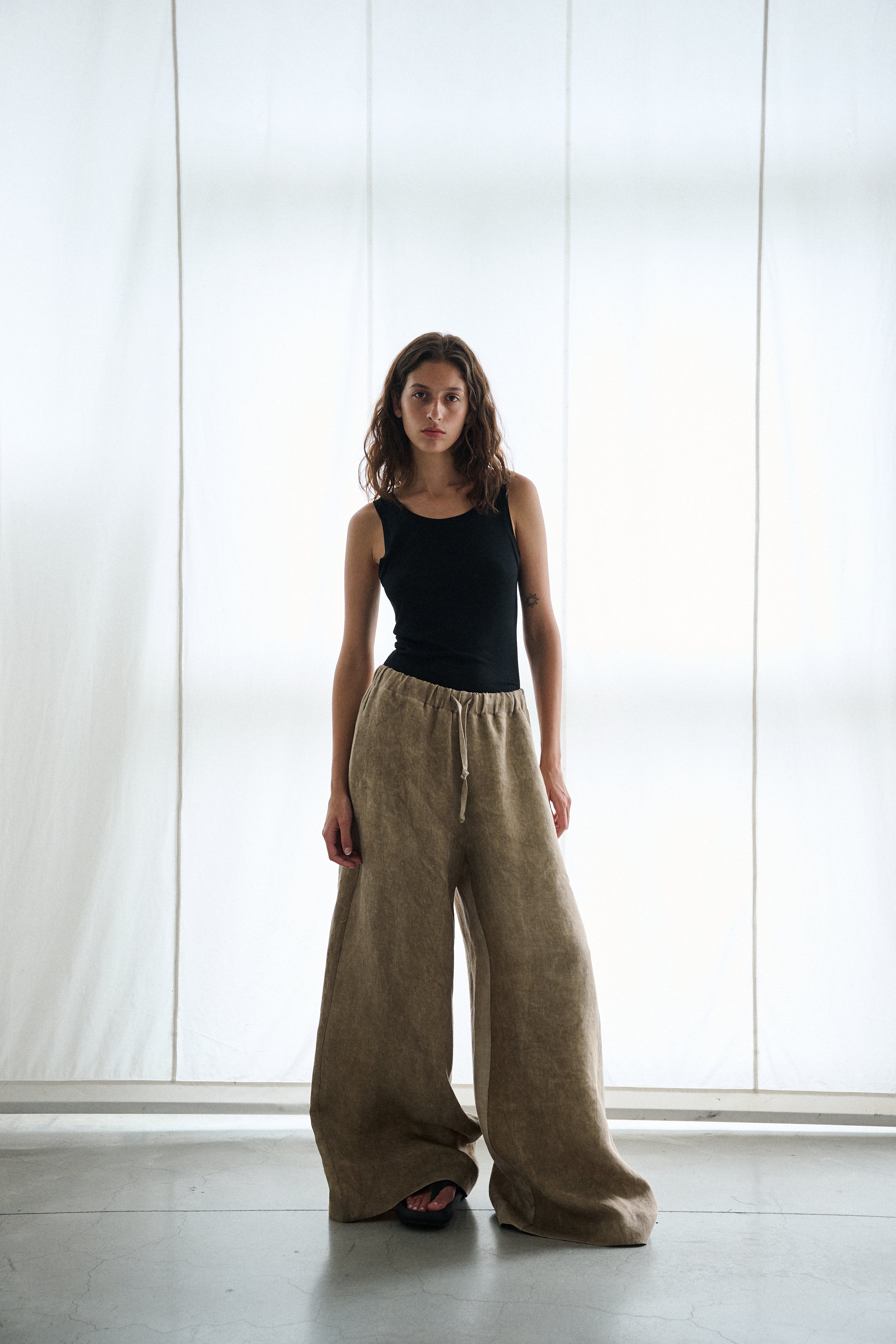 Flowy Pants – Cotton Stone Cloud