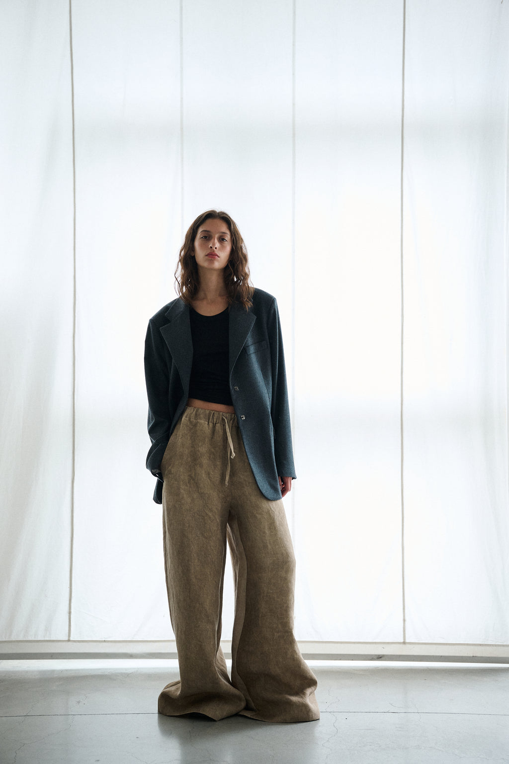 Flowy Pants – Cotton Stone Cloud