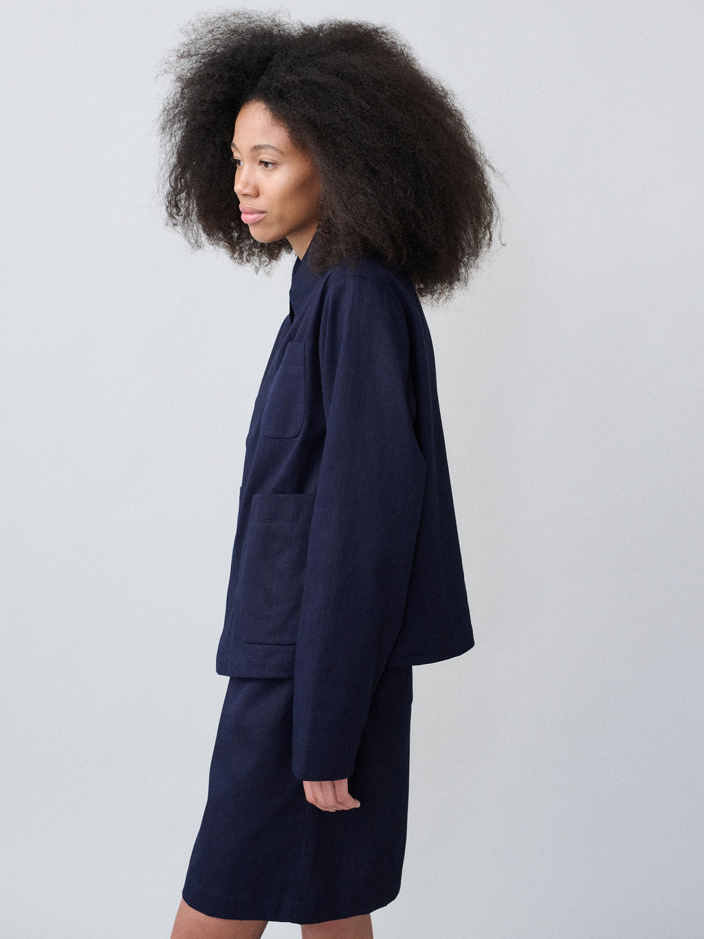 Flowy Shorts – Denim Indigo
