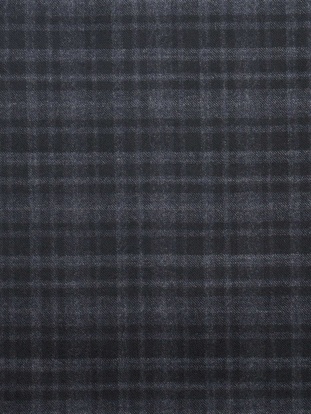 LAFINE Crisp Shirt in Onyx check wool. Designed by Yvonne Koné. Made in Italy.