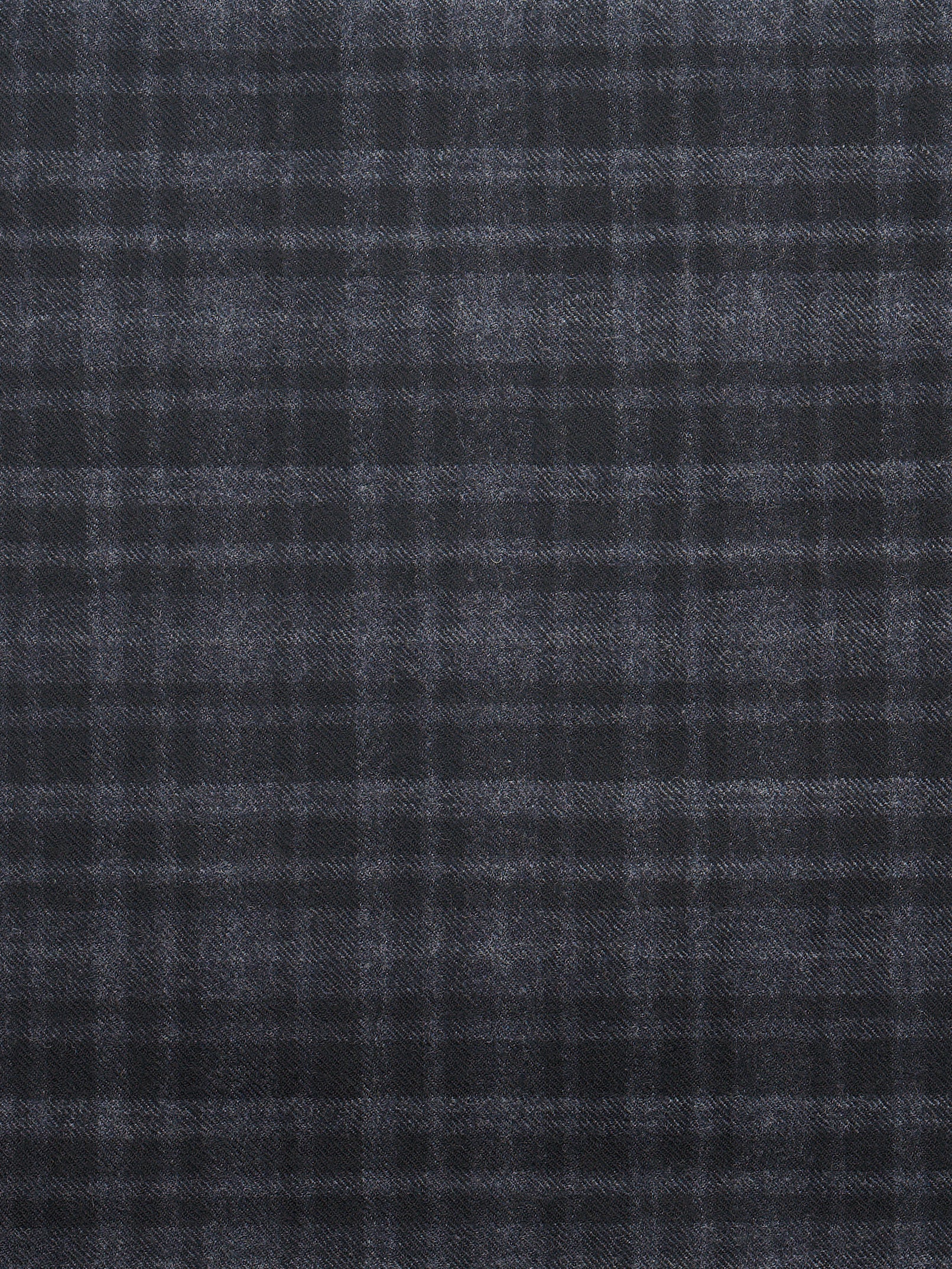 LAFINE Crisp Shirt in Onyx check wool. Designed by Yvonne Koné. Made in Italy.