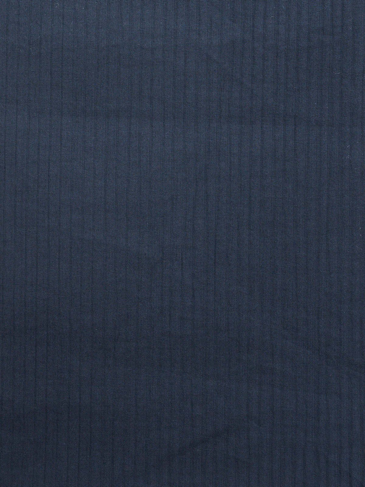 LAFINE Crisp Shirt in Deep Blue cotton. Designed by Yvonne Koné. Made in Italy.