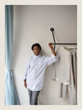Crisp Shirt in Blue Striped Poplin