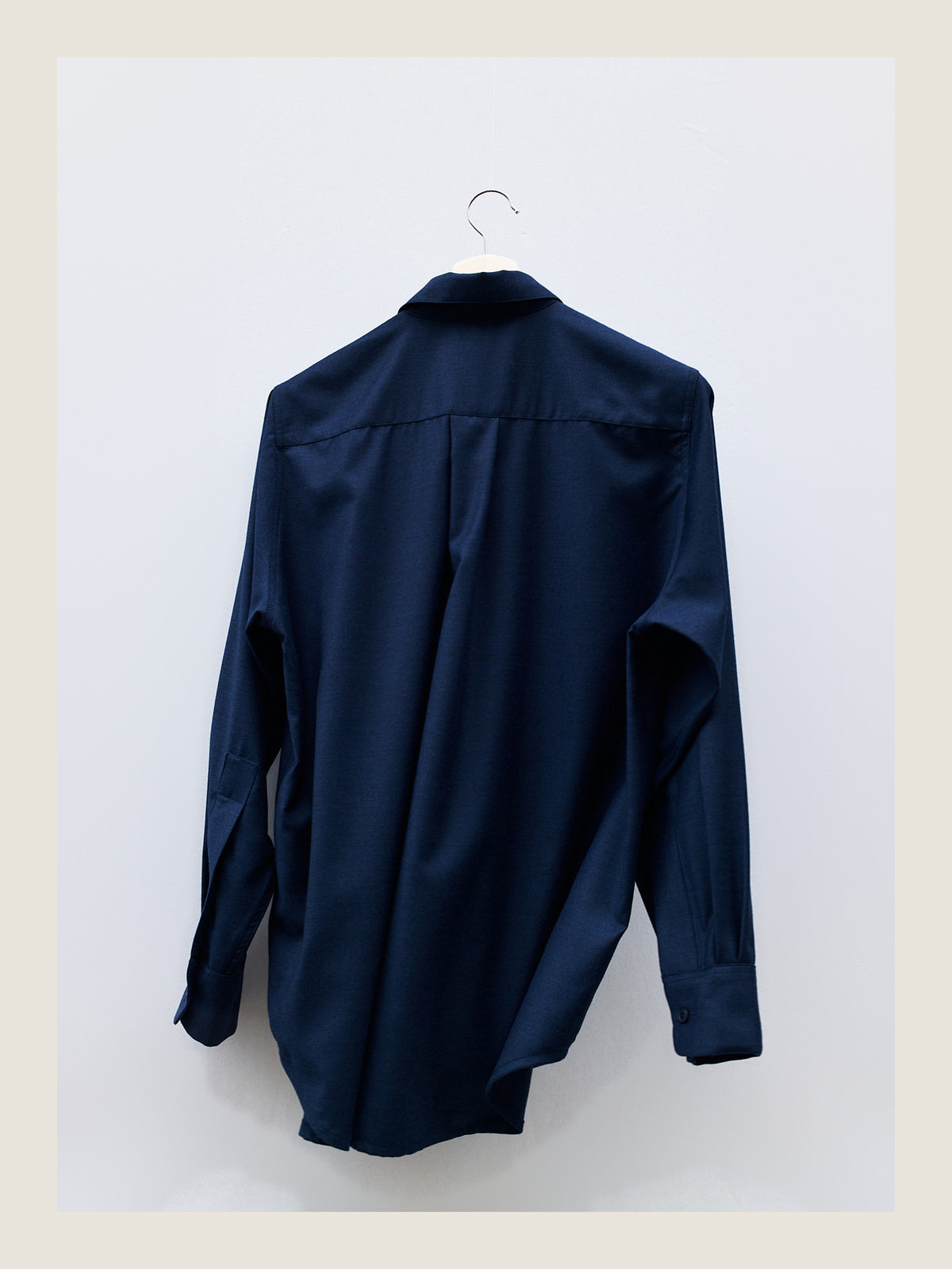 Crisp Shirt in Woad Wool