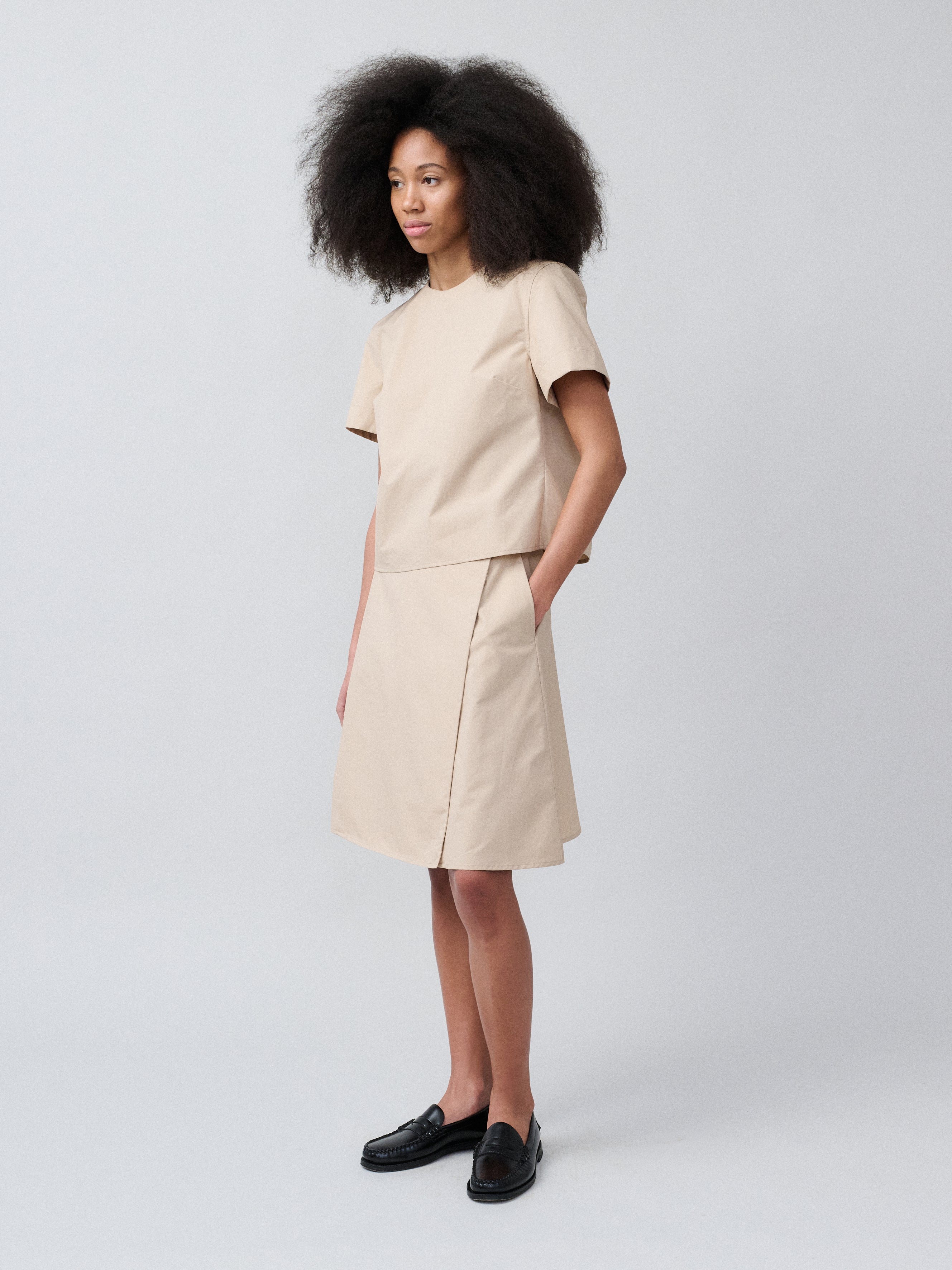 Crisp Top Cotton Sand