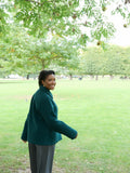 The Jacket in Bottle Green Wool