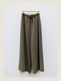 Flowy Pants in Olivo Wool