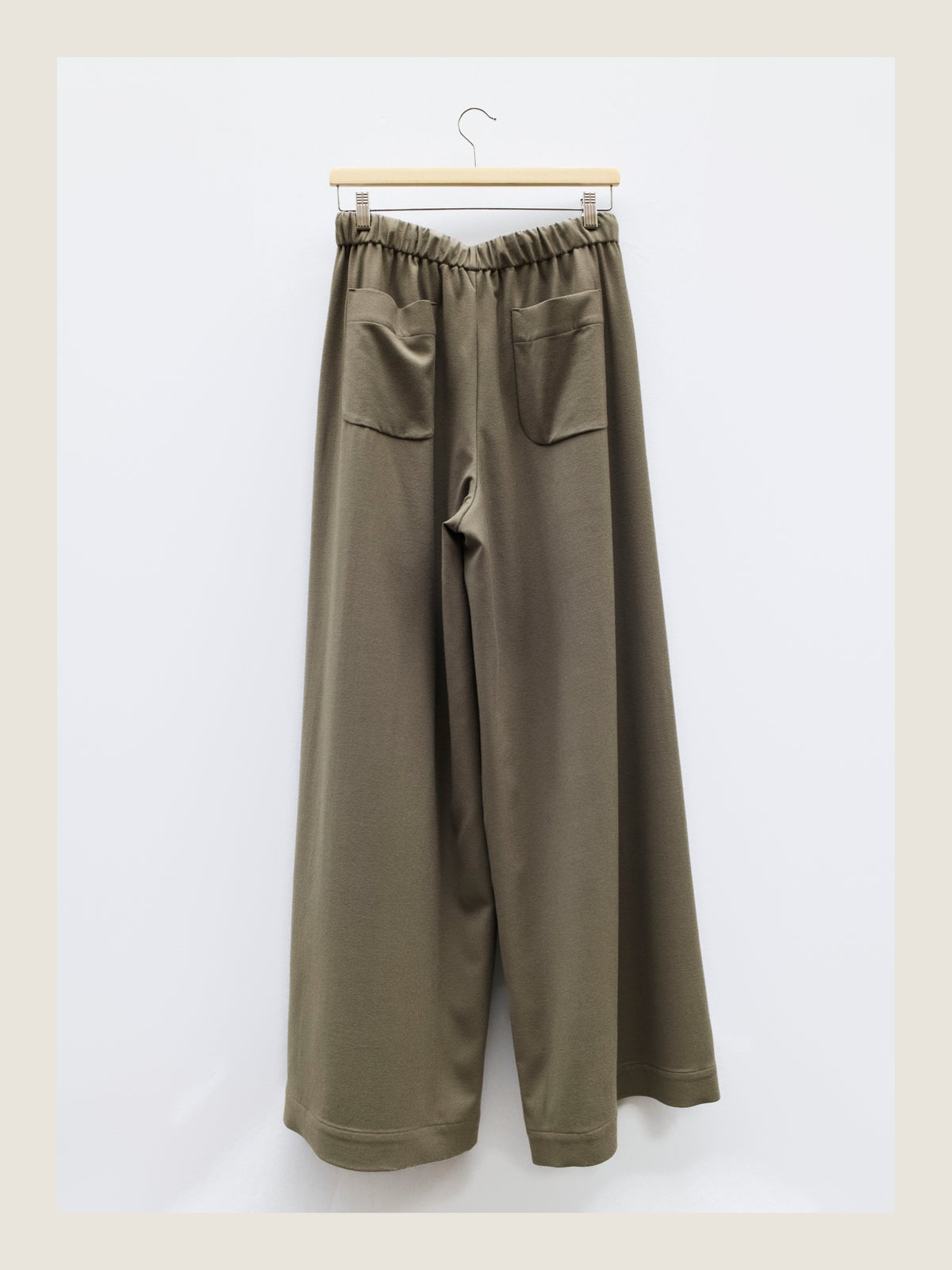 Flowy Pants in Olivo Wool