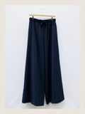 Flowy Pants in Woad Wool