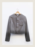 Little Set Jacket in Faded Grey Cashmere