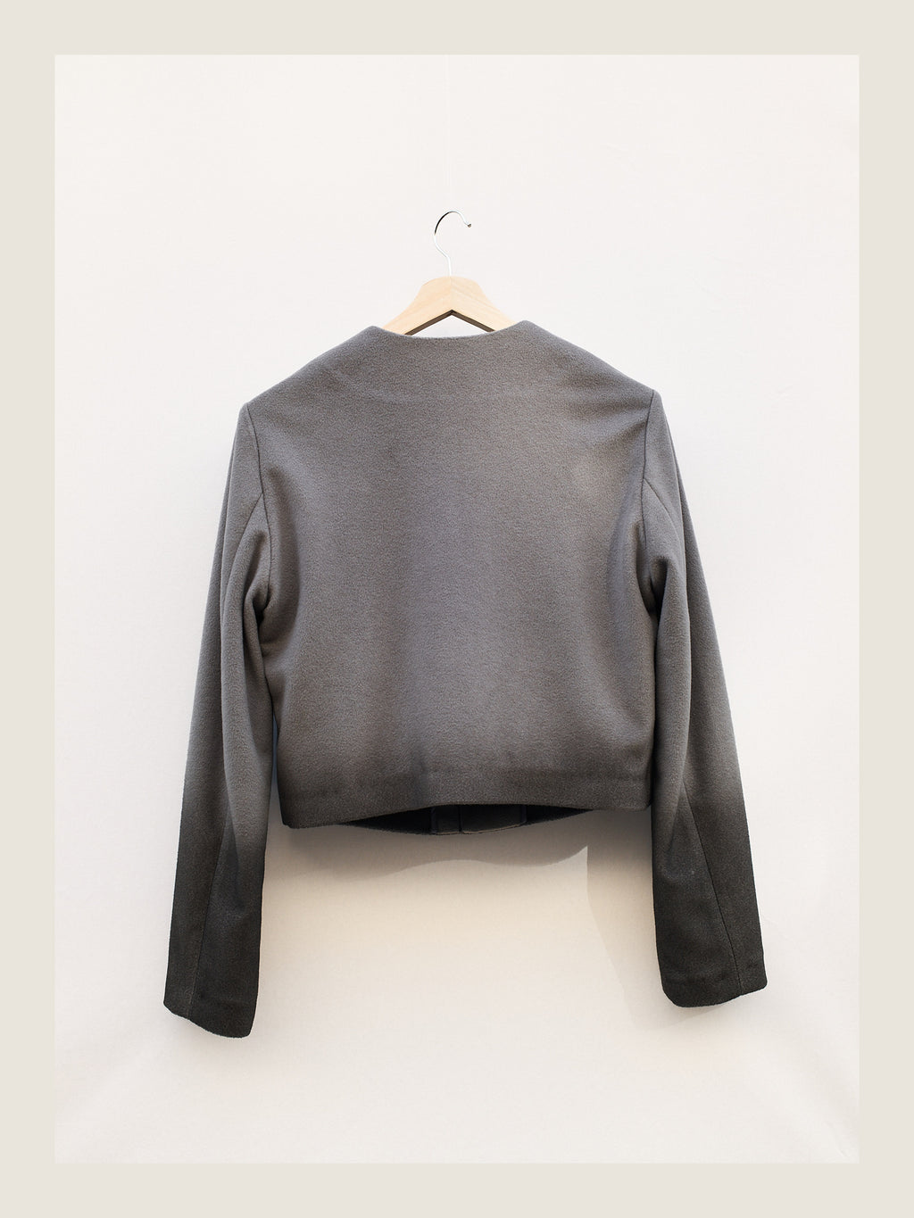 Little Set Jacket in Faded Grey Cashmere