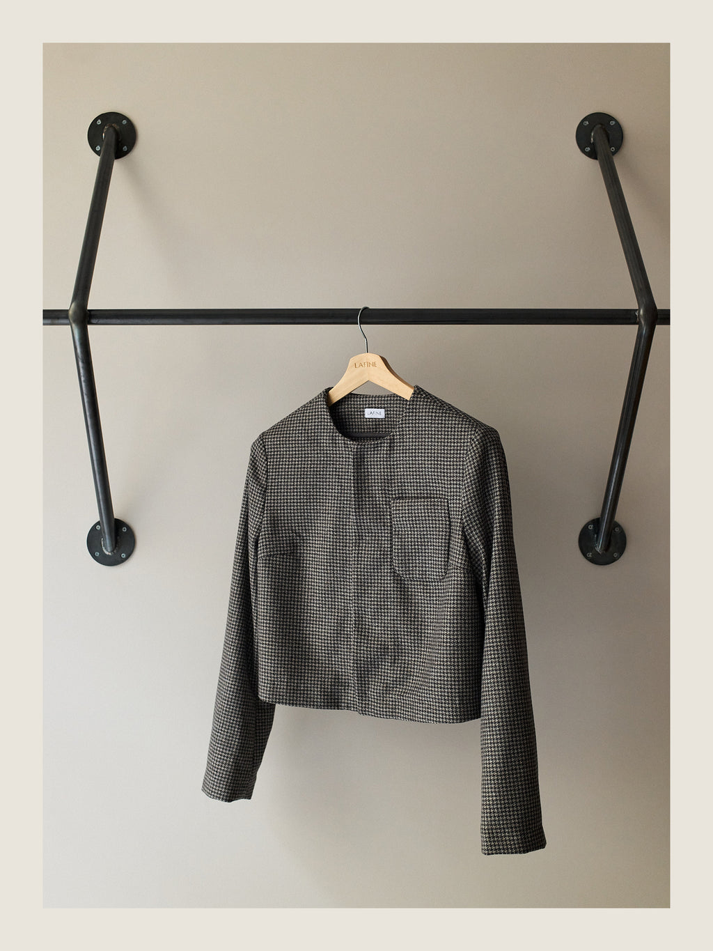 Little Set Jacket in Flint Wool