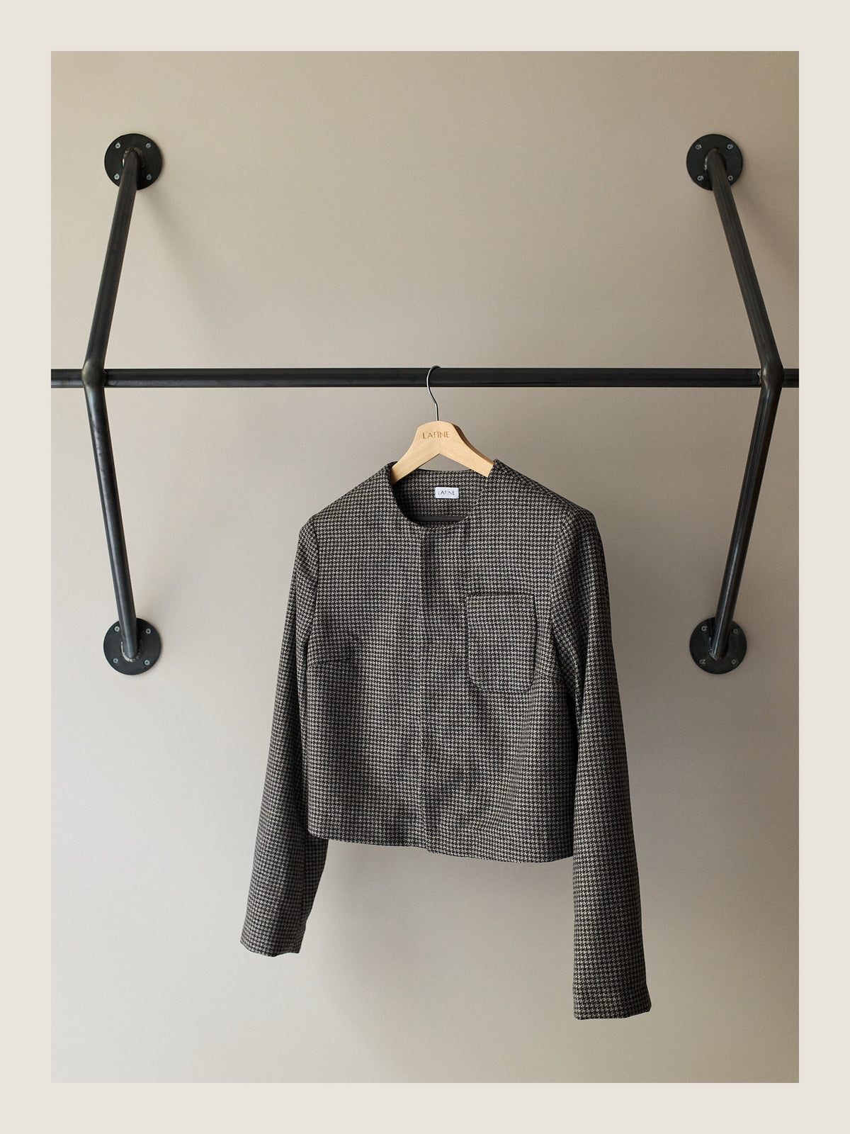 Little Set Jacket in Flint Wool