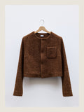 Little Set Jacket in Golden Brown Wool