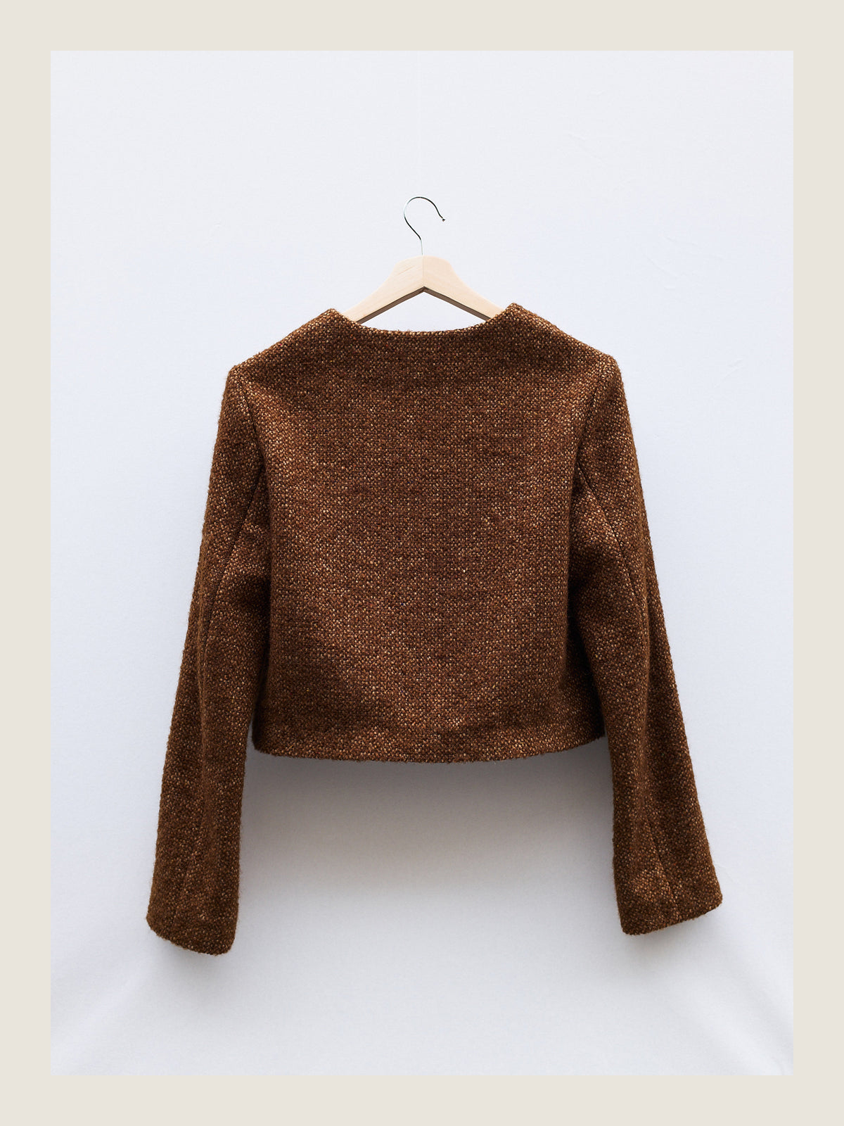 Little Set Jacket in Golden Brown Wool