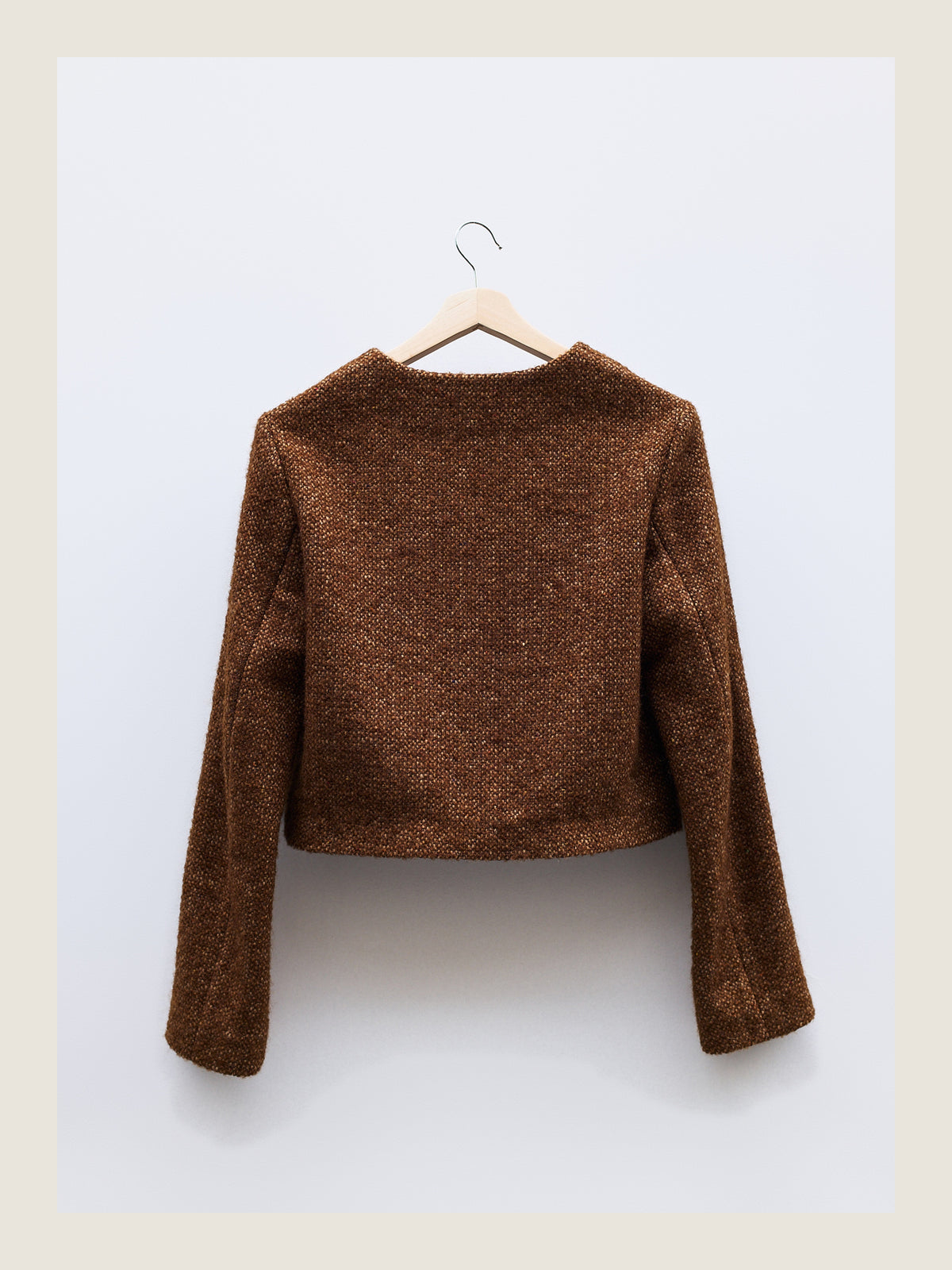 Little Set Jacket in Golden Brown Wool