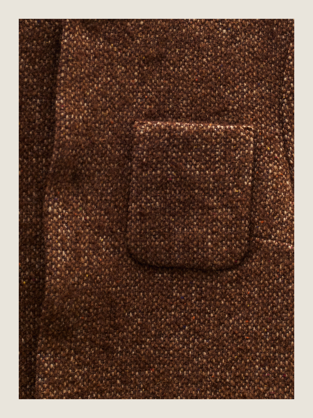 Little Set Jacket in Golden Brown Wool