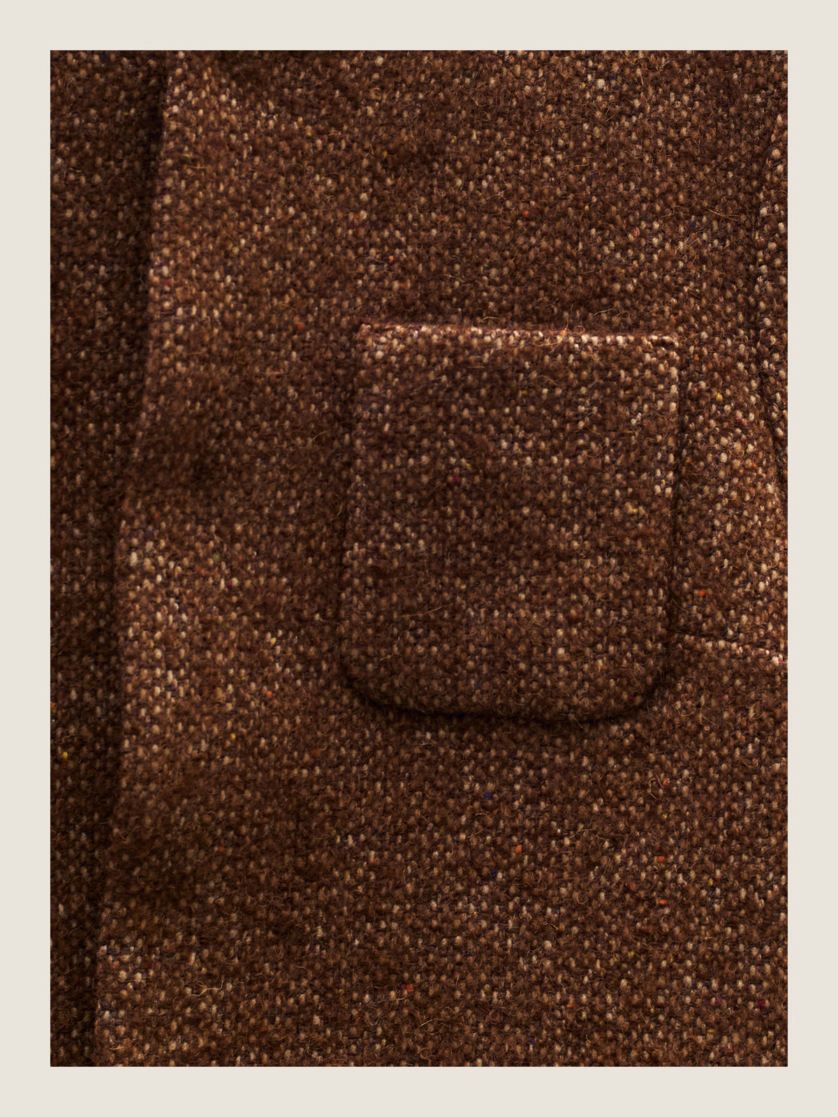 Little Set Jacket in Golden Brown Wool
