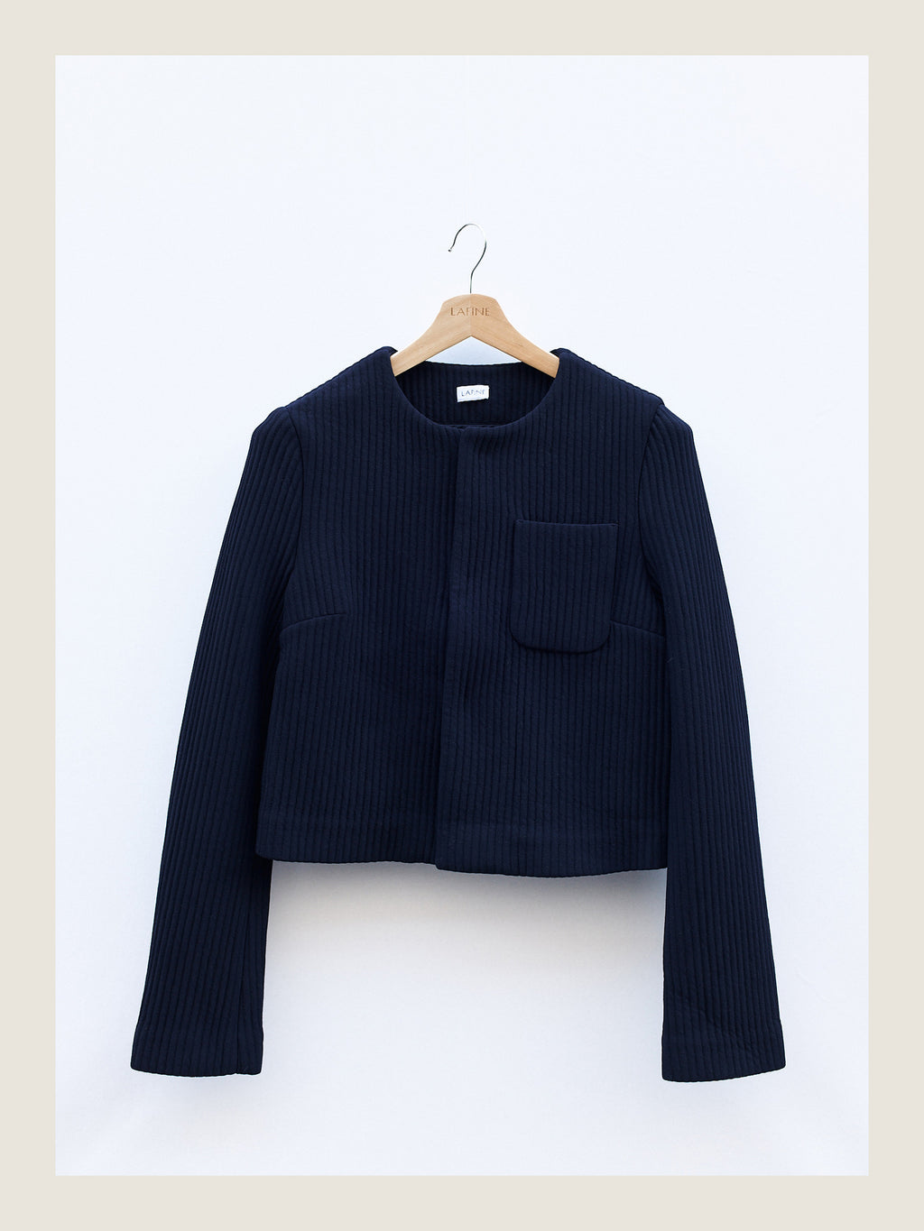 Little Set Jacket in Ocean Wool