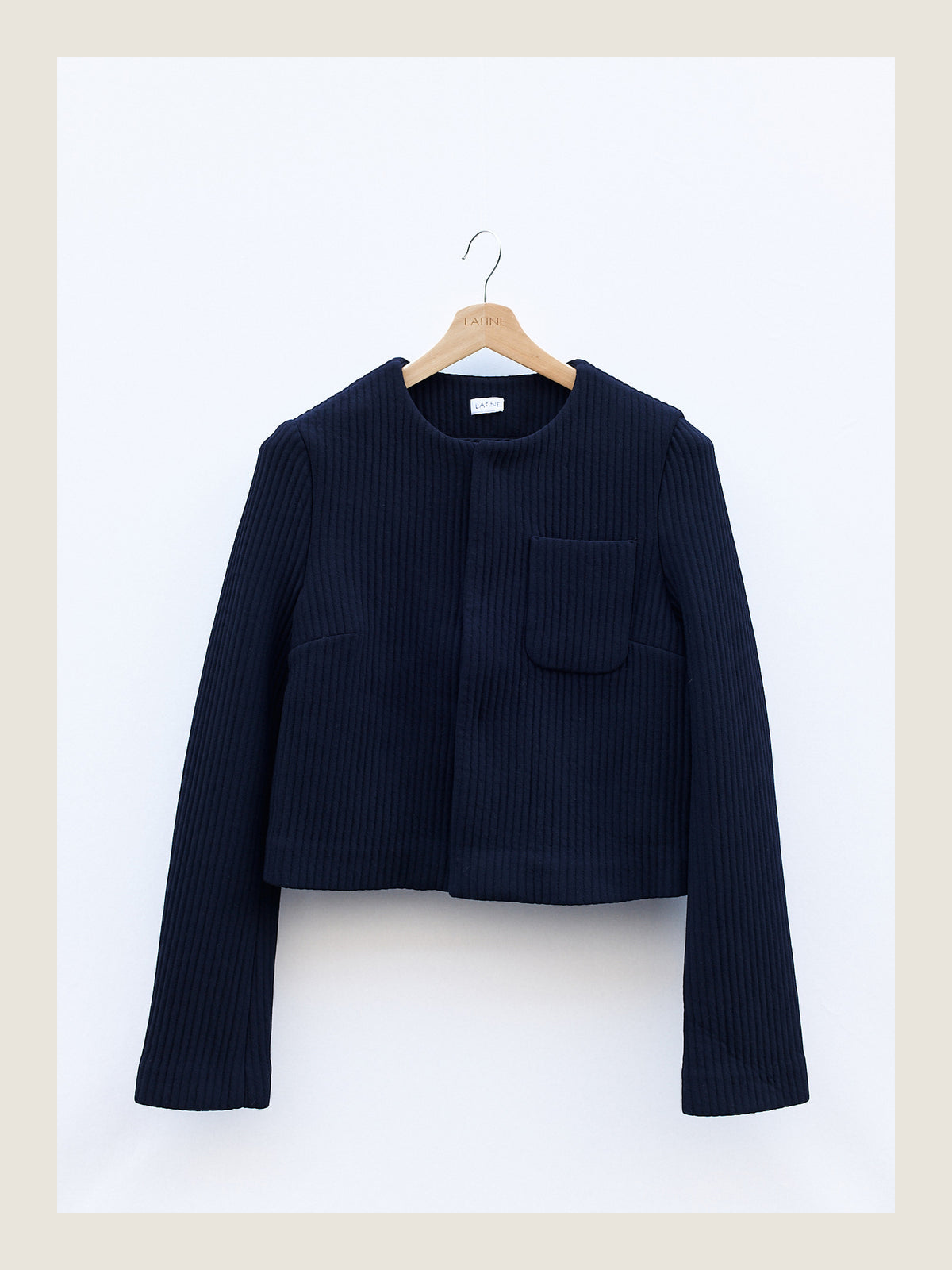 Little Set Jacket in Ocean Wool