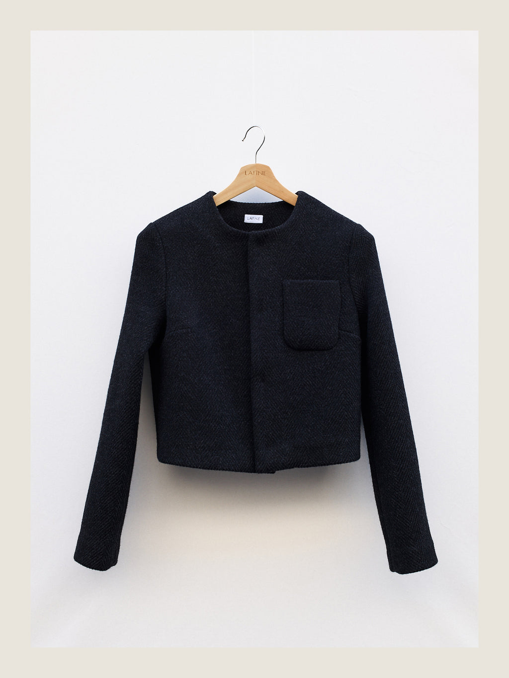 Little Set Jacket in Slate Cashmere