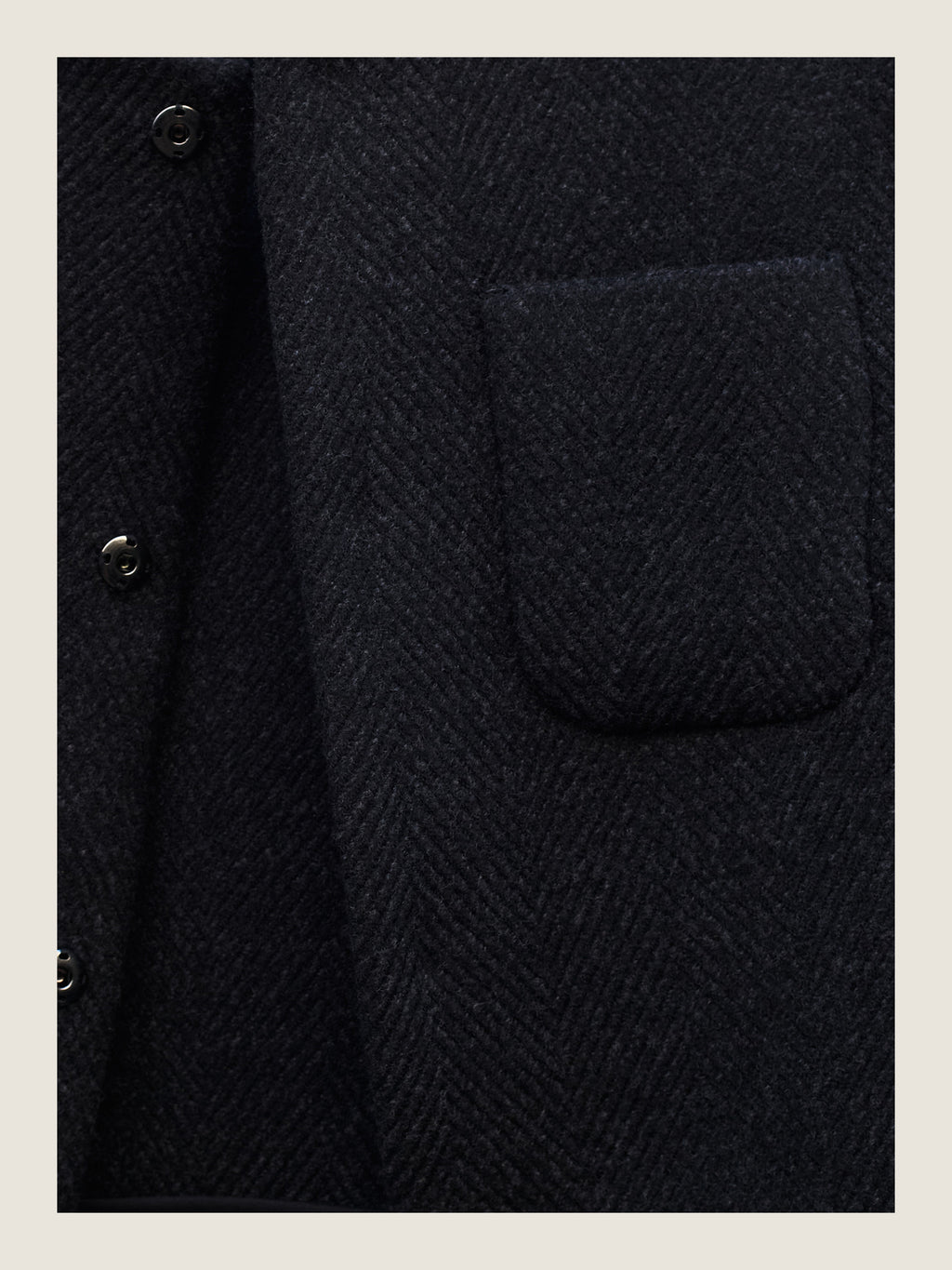 Little Set Jacket in Slate Cashmere