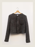 Little Set Jacket in Smoke Wool