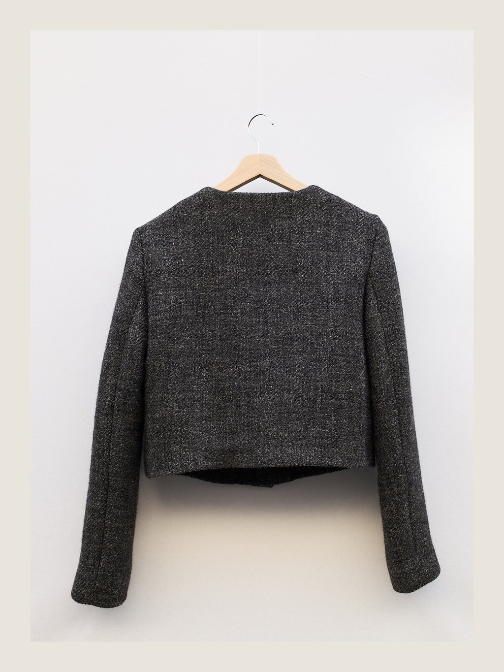 Little Set Jacket in Smoke Wool