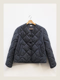 Quilted Jacket in Grey Wool