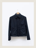 The Set Jacket in Black Twill