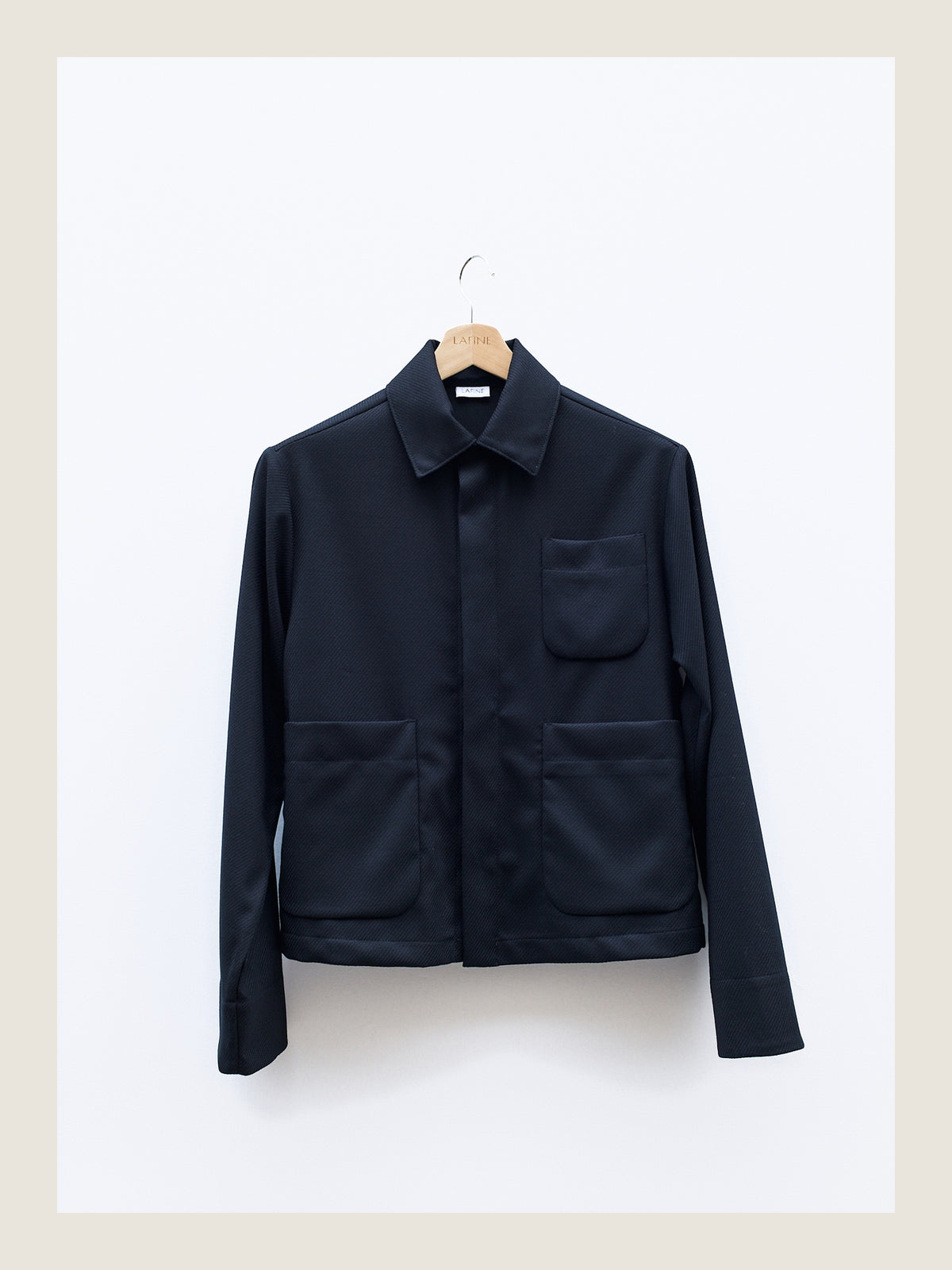 The Set Jacket in Black Twill