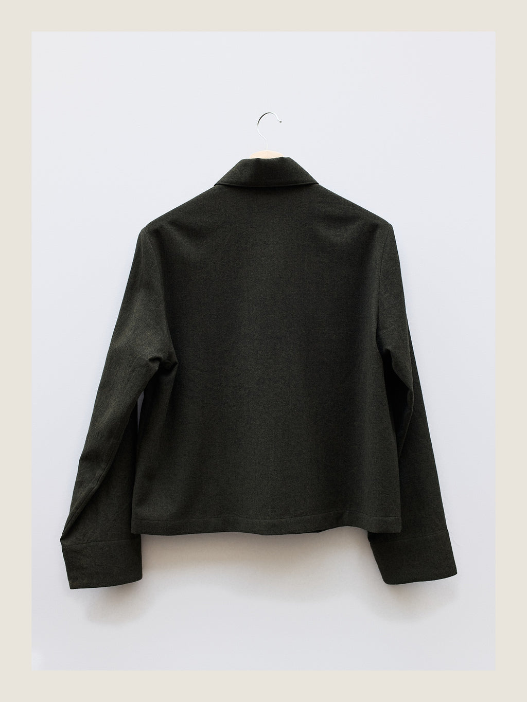 The Set Jacket in Moss Wool