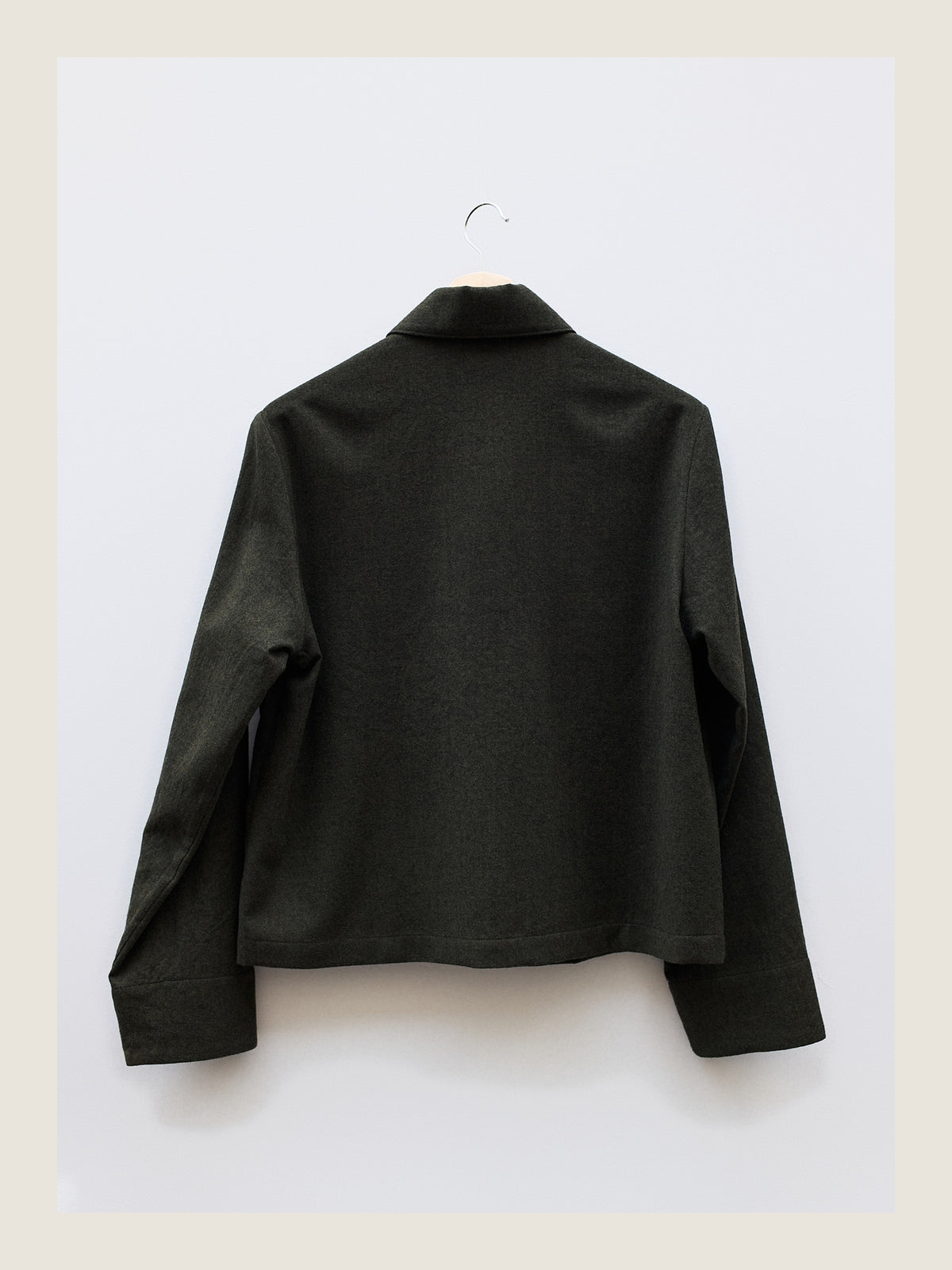 The Set Jacket in Moss Wool