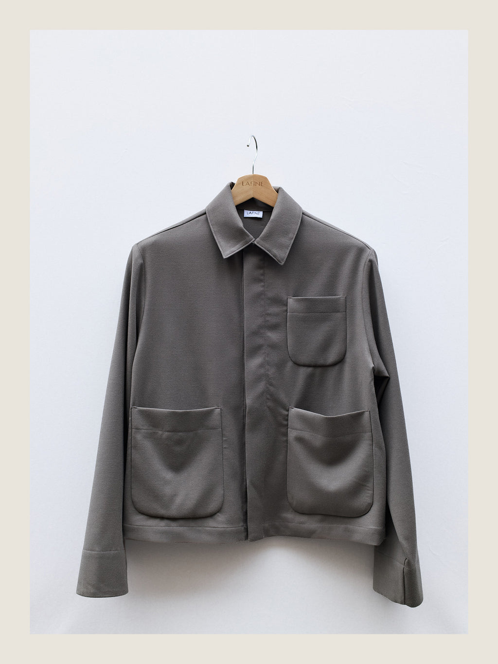 The Set Jacket in Olivo Wool