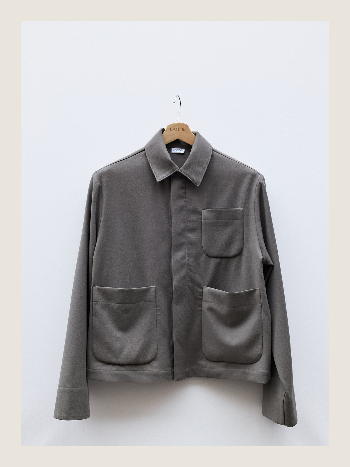 The Set Jacket in Olivo Wool
