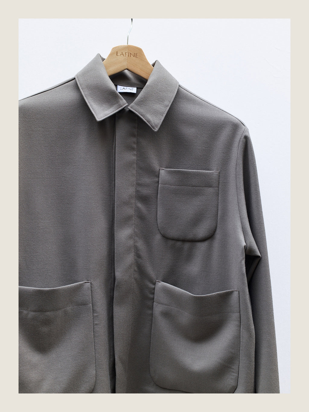 The Set Jacket in Olivo Wool