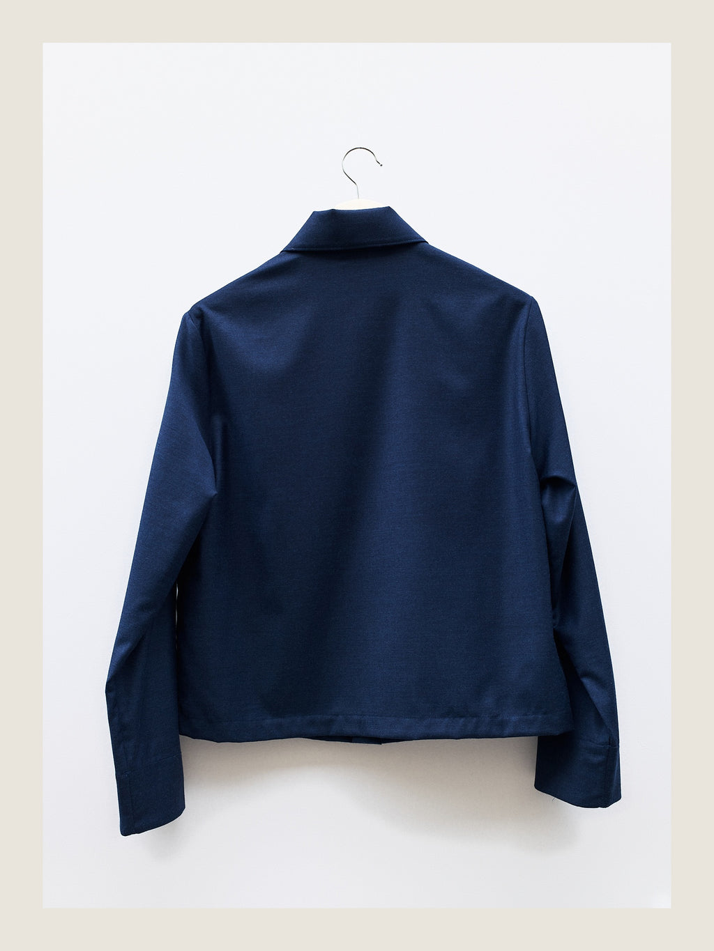 The Set Jacket in Woad Wool