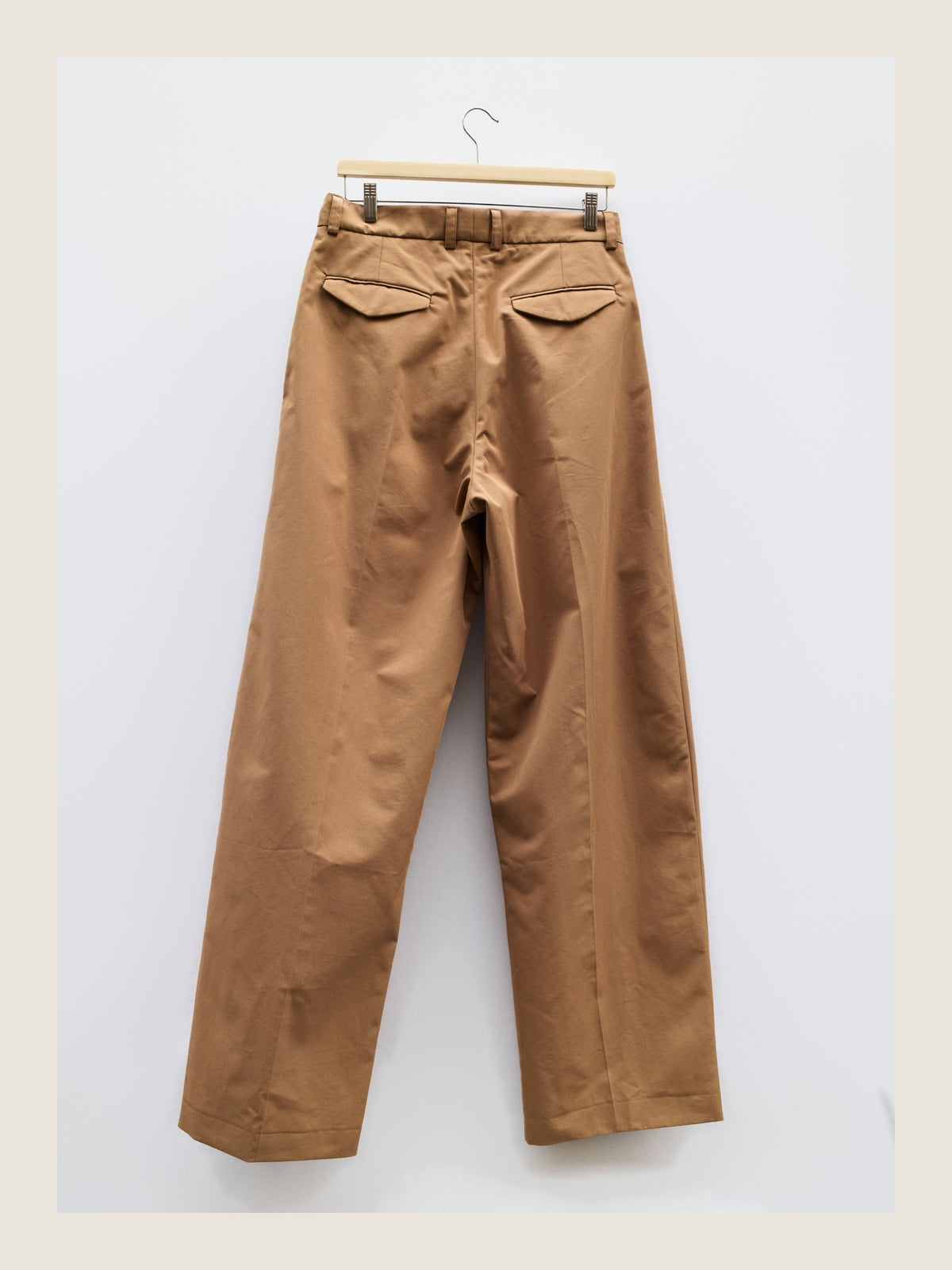 Tailored Pants in Nude Cotton