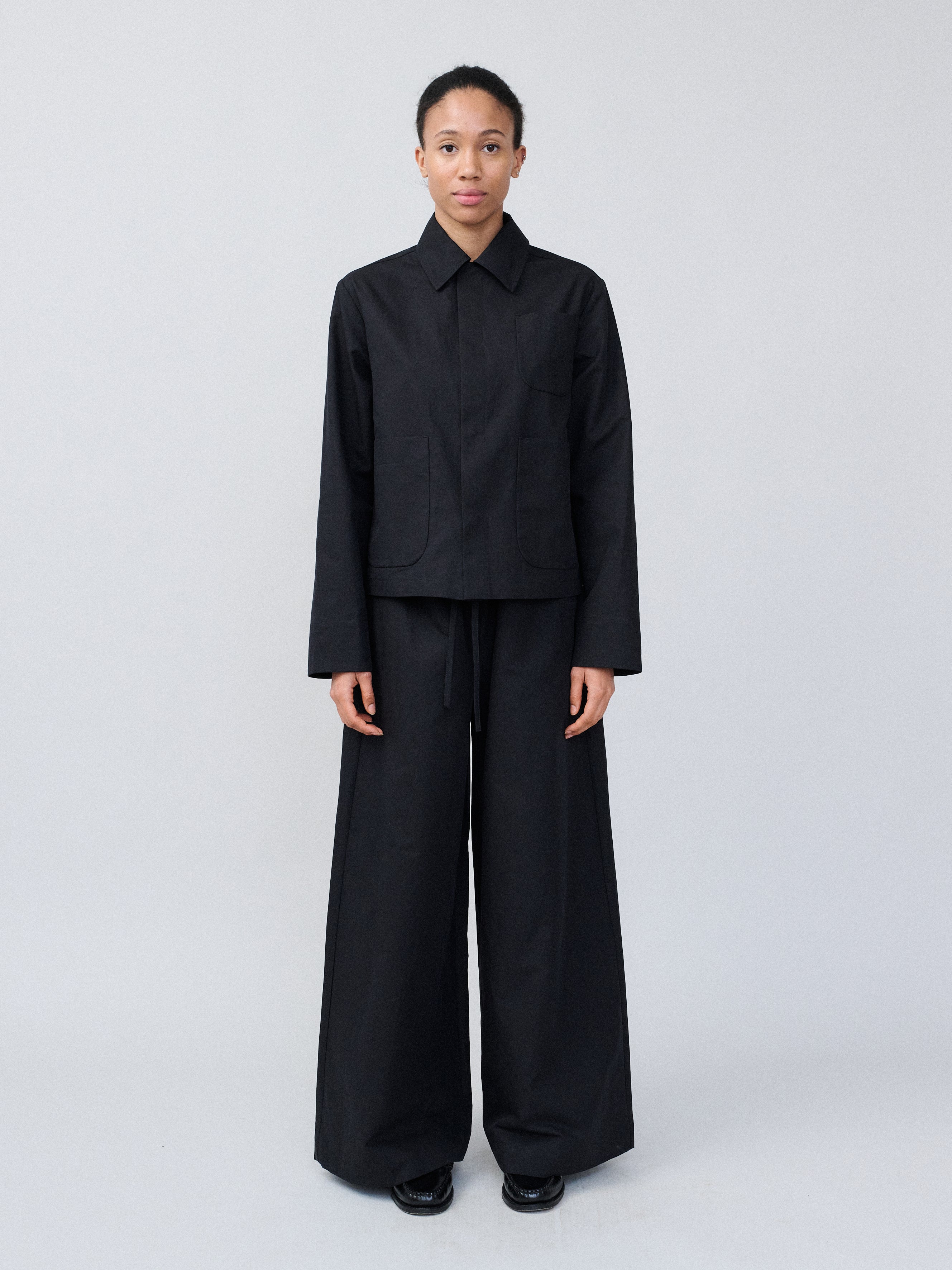 Flowy Pants – Cotton Linen Black