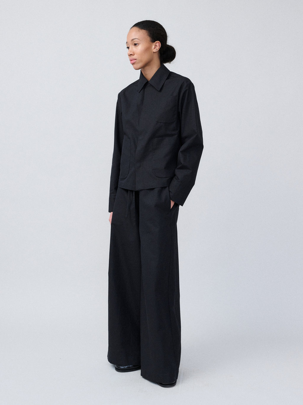 Flowy Pants – Cotton Linen Black
