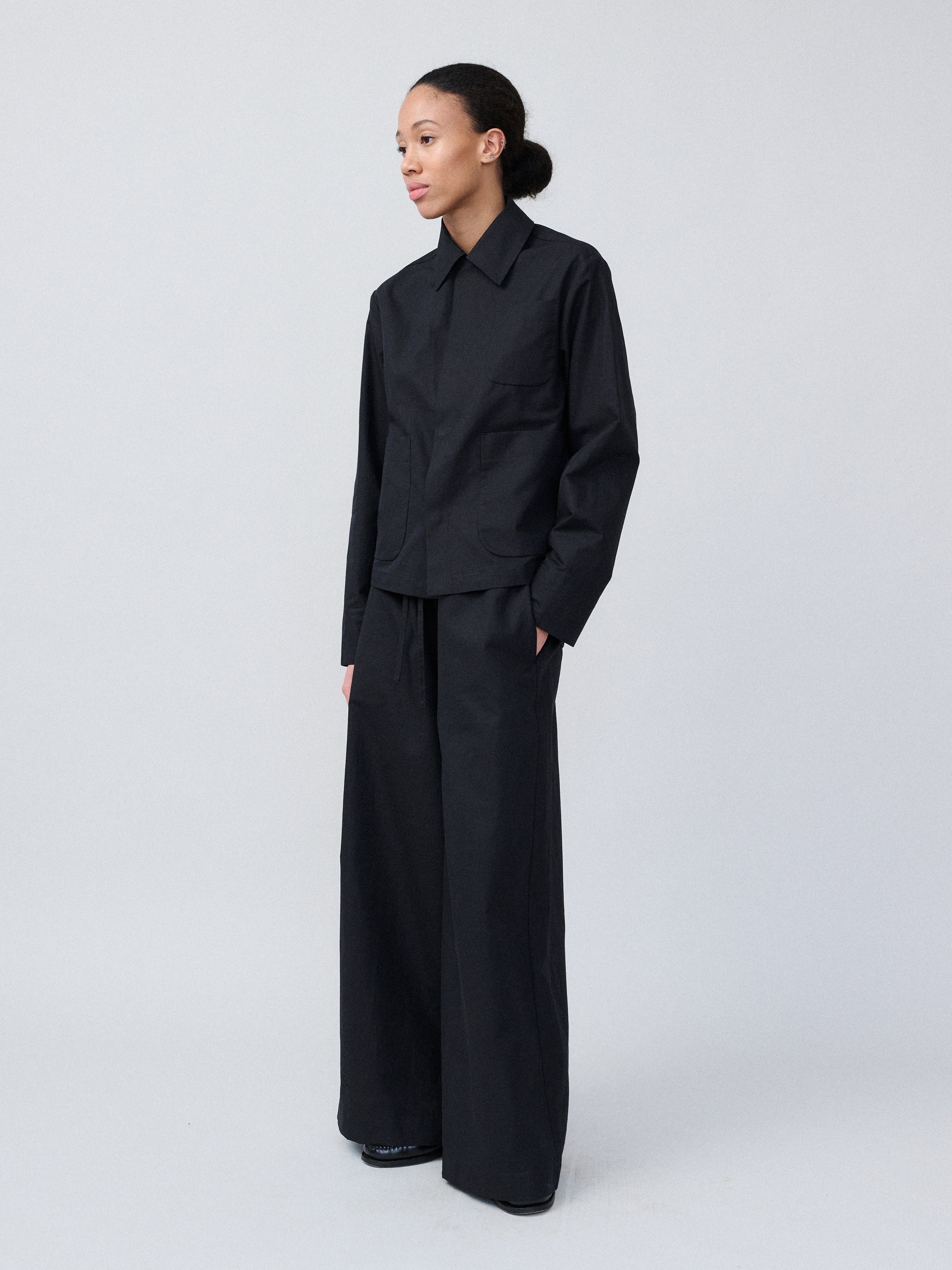 Flowy Pants – Cotton Linen Black