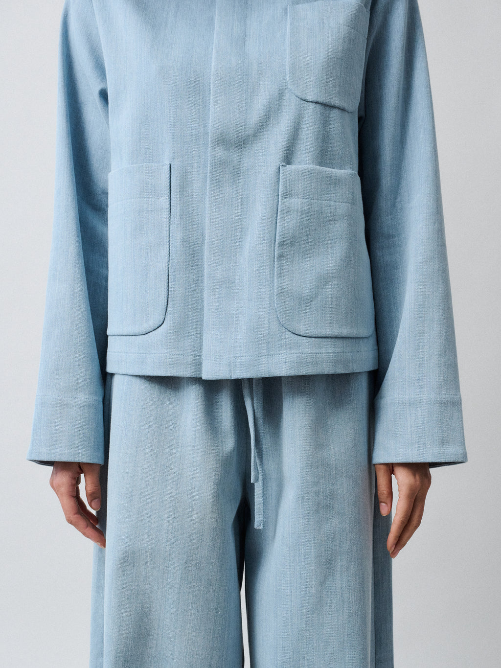 The Set Jacket - Soft Denim Light Blue