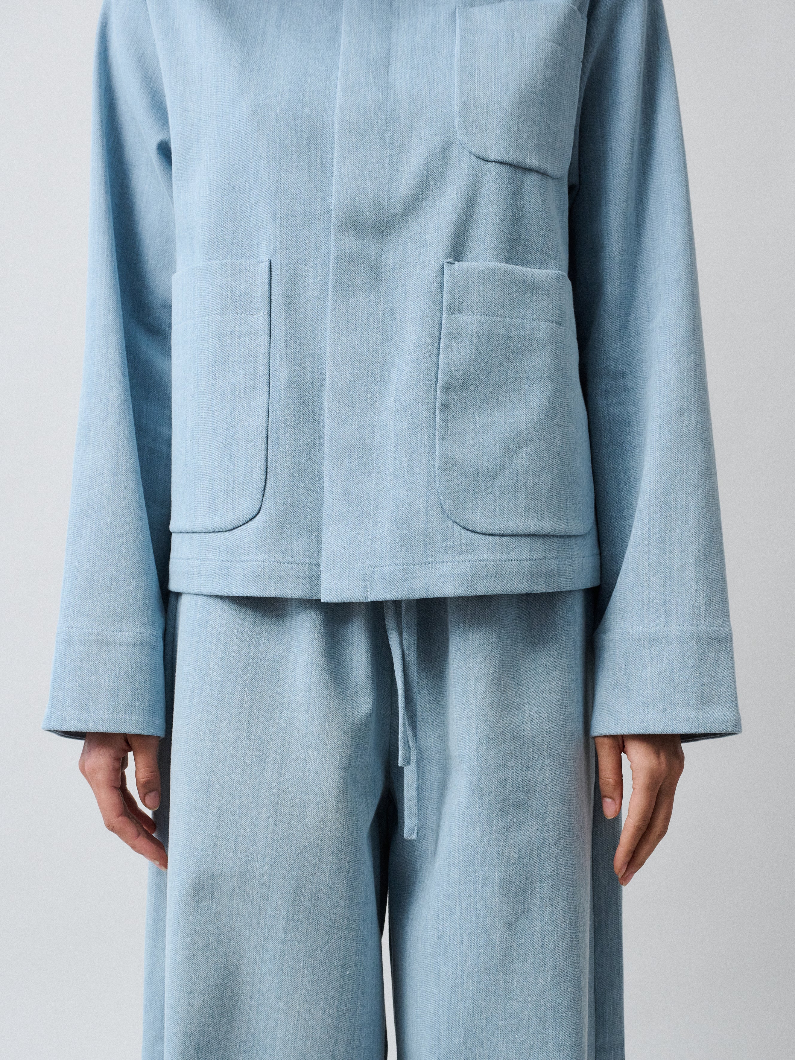 The Set Jacket - Soft Denim Light Blue