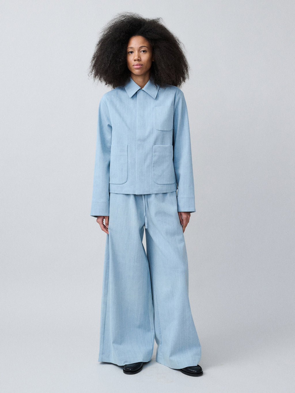 Flowy Pants – Denim Light Blue