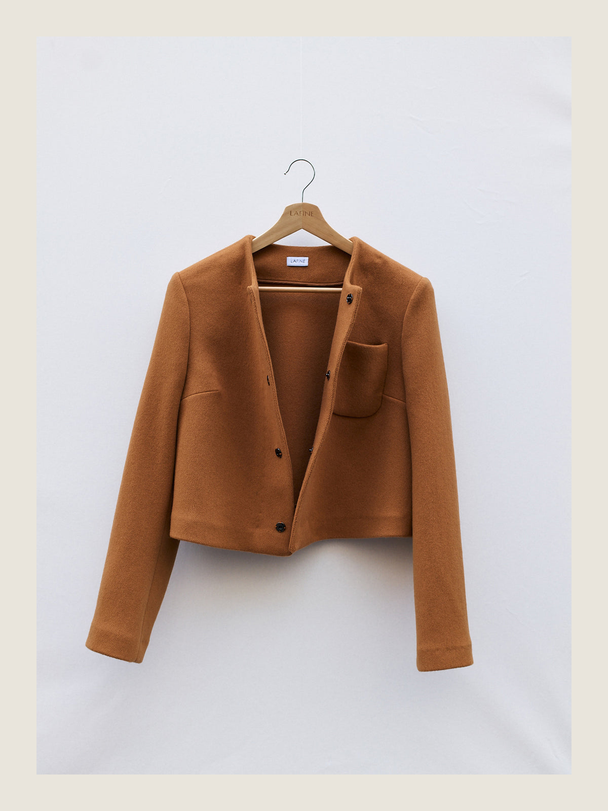 Little Set Jacket in Amber Cashmere